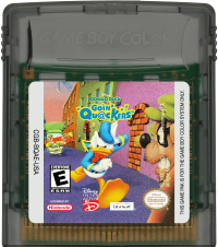 Donald Duck Going Quackers GameBoy Color  box art